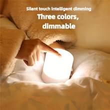 1/2 buah Lampu Meja Samping Tempat Tidur LED Sentuh, 3 Mode Lampu Malam dengan Pengisian Daya USB, Cahaya Lembut yang Melindungi Mata, Lampu Meja Portabel, Cocok untuk Kamar Tidur, Ruang Tamu, Ruang Belajar, Asrama, Membaca di Malam Hari, Alat Bantu Tidur - Lampu malam sentuh tiga warna - View 10