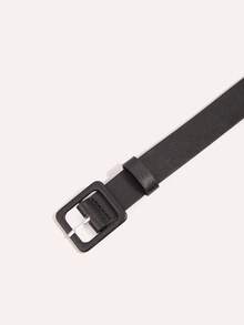 Square Buckle Belt Summer, School Fall, Autumn, Halloween - Burgundy - View 9