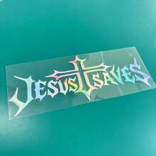 1pc Car Sticker. Sticker, Save Style, Car Decal, 4 Colors Available, 2 Sizes, Body Decoration Decal, High-Stretch Vinyl, Waterproof - Laser - View 6