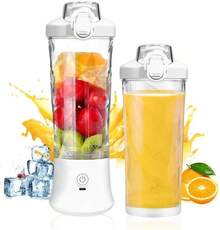 Akane Blender Portabel, Blender Pribadi untuk Membuat Milkshake dan Smoothie, Gelas Juicer Kapasitas Besar Isi Ulang USB, Blender Kecil dengan Pisau, Baterai Internal 1800mAh*2 - 0,5L-1L - View 15