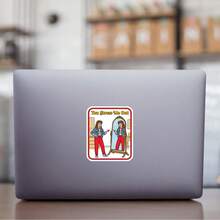1PC-3Inches You Stress Me Out Sarcastic Funny Sticker For Laptops Water Bottles Notebooks Cups For Students Teachers Office Workers Creatives Retail Workers Commuters Laptop Millennials - A - View 2