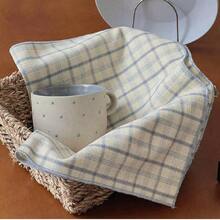 1/2/6/10pcs Light Blue Plaid, Black & White Checkered Decorative Napkins, Suitable For Valentine's Day, Weddings, And Everyday Use - Multicolor - View 1