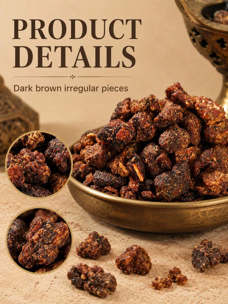 20/50/120g Premium Myrrh, Long-Lasting Fragrance, Aromatherapy, Hand-Selected, Sulfur-Free, Fumigant-Free, Air Freshener, Suitable For Aromatherapy, Yoga, Meditation, Bedroom, Graduation Season, Father's Day And Other Holiday Gifts.