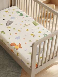 2pcs Soft Comfortable Breathable Baby Animal Pattern Fitted Sheets (39.37*23.62) Inch, (47.24*23.62) Inch, (51.96*28.34) Inch - Multicolor - View 11