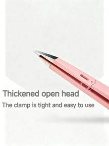 1/3/5pcs High Precision Eyebrow Tweezers, Stainless Steel Eyebrow Tweezers, Suitable For Fine Hair And Beard, Ultra-Thin Flat Head Trimming Tool, Suitable For Home And Salon Use - Multicolor - View 11