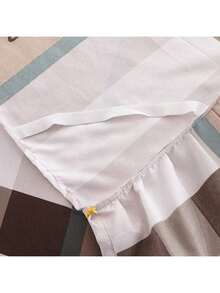 1pc Single Item Bed Skirt, Bed Cover, Bed Protection Ring, Wrapped High-Quality Fabric, Bedroom Gathering Ruffle Edge Bedding, Bed Skirt (Excluding Pillowcase) - Fashion Style - View 7