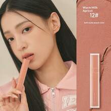 Rom&nd Sweet Cool Girl Group Style, Korean Romand Matte Jelly Lip Glaze Long-Lasting Lip Mud - 12 Warm-hearted Nozomi - View 12