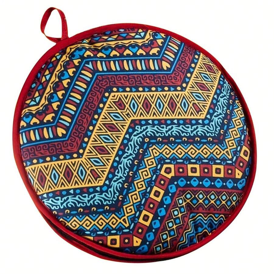 Tortilla Warmer Pouch (Multicolor, 12 Inch), Microwavable Fabric Tortilla Heater Pouch To Keep Tortillas Soft & Warm, Insulated Heat Keeper For Flour & Corn Shells, Ideal For Tacos - Brown - View 1