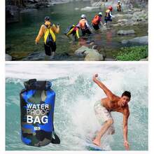 2/5/10/20/30L Outdoor Camouflage Waterproof Portable Dry Bag PVC Coated Swimming Bag, Suitable For River Hiking - Multicolor - View 6