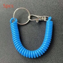 10pcs/2pcs/1pc Colorful Spiral Keychain Phone Cord Anti-Loss Lanyard EVA Spring Retractable Rope Strap Key Ring, Anti-Loss Rope, Bag Phone Lanyard - Multicolor - View 13