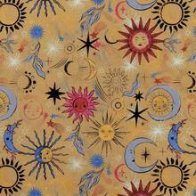Ethereal Abstract Duvet Cover Set - King (estándar del Reino Unido) + óxido de oro - Ver 7
