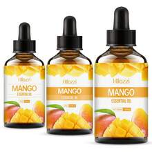 Hllozzi Aceite Esencial de Mango, Dulce con una Acidez Refrescante. Hidrata y Nutre Profundamente la Piel, Dejándola Suave, Lisa y Radiante. Apto para Todo Tipo de Piel. Ideal para Masajes, Cuidado de la Piel y Cuidado de las Uñas. - mango - Ver 1