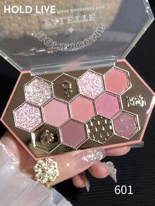 Paleta de Sombras de Ojos con Strass Panal HOLD LIVE 601 - 601 - Ver 3