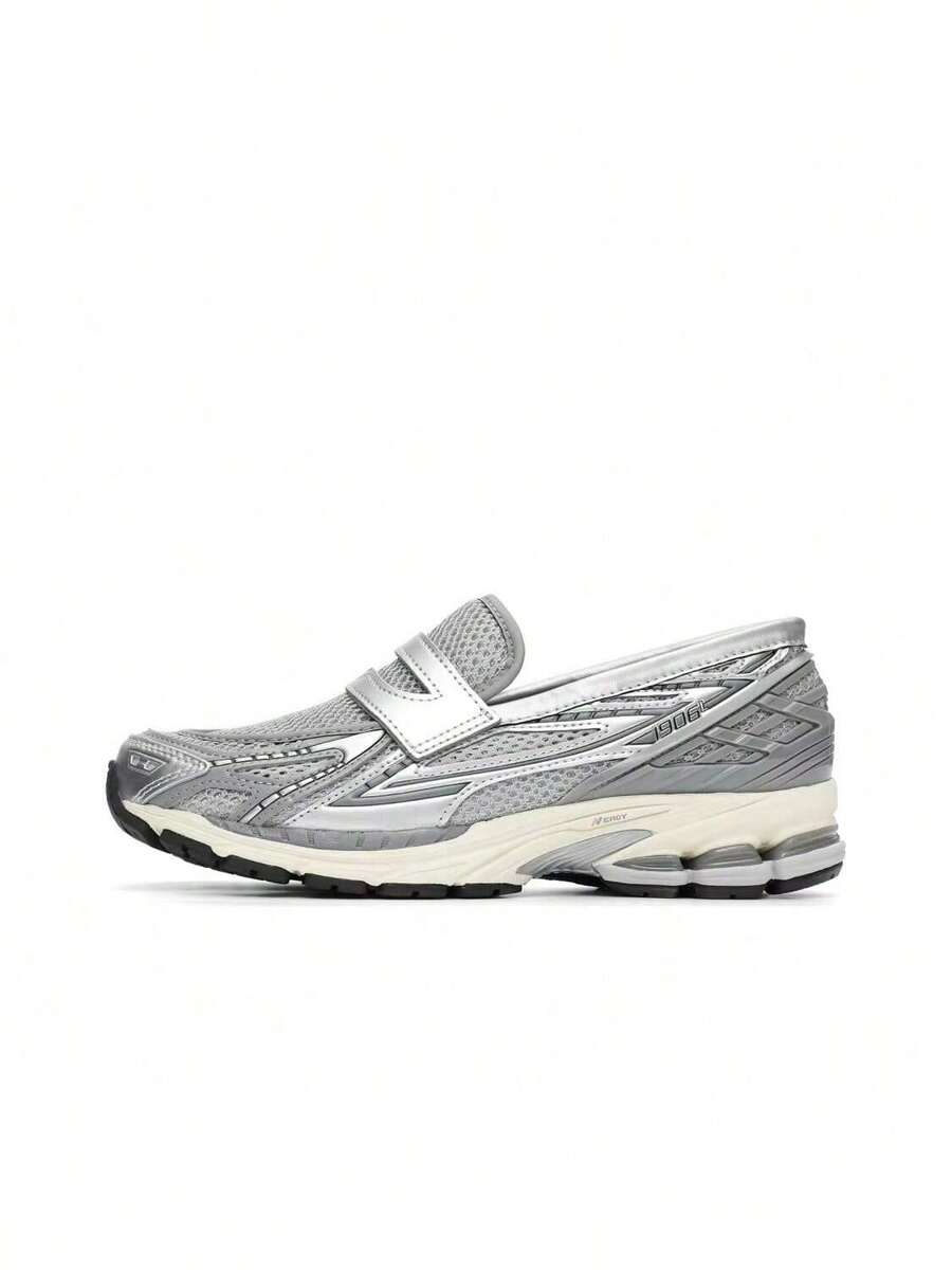 New Balance 1906L Comfortable Slip-On Loafers, Casual Wear, Unisex, Silver-Grey - Silver - View 1