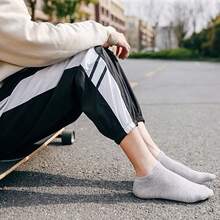 20/30 Pairs Unisex Boat Socks, Solid Color, Odor-Resistant, Summer Short Socks, Casual Low-Cut Socks, Gift Socks, Autumn/Winter/Spring/Summer Styles (/10/6/5 Pairs) - Multicolor - View 5