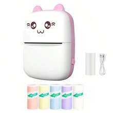Portable Wireless Mini Printer Set - Thermal Label Printer, 203dpi, USB/Battery Powered, Perfect For Notes, Diaries, Work Receipts And DIY Crafts, Ideal Gift Set - 多色 - 查看 18