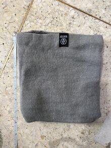 1 pieza/3 piezas Bufanda de mujer, tamaño pequeño, forro de franela - Caliente y suave cuello calentador a prueba de viento de unicolor - Multicolor - Ver 12
