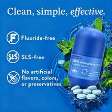 ADJANISS 益生菌羥基磷灰石牙膏錠 (40粒裝)。3合1功效－再礦化、深層清潔與清新氣息。含10%羥基磷灰石、益生菌及其他成分。旅行尺寸。 - 益生菌 - 查看 10