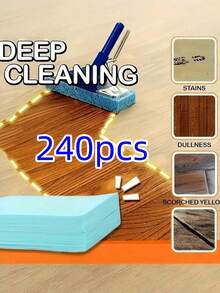 10/50/100/120/240pcs Floor Cleaning Wipes - Powerful Brightening & Stain Removal, Suitable For Home Cleaning - Efficient, Reusable, Easy-To-Use Cleaning Essential, Create A Shiny And Clean Home. Floor Cleaning Sheets. Laundry Sheets - Multicolor - View 18