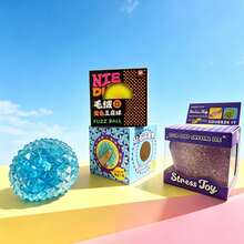 2026 New Fuzz Ball Schylling Nee Dohs - Velvet Texture And Soft Cloud Squish - Wavy Pattern You Can See And Feel Maltose Plush Spiky Squeeze , Stress Relief Venting Artifact - Birthday Gift - Holiday Gift - Perfect Gift - Multicolor - View 5