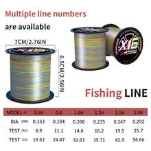 Senar Pancing PE Kepang Multi-Warna BKUMAN X16, Senar Dyneema Tahan Abrasi dan Tahan Lama, Cocok untuk Memancing di Air Tawar dan Air Asin - MultiWarna - View 3