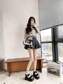 Women Platforms & Wedge Sandals - Black - View 5