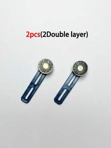 6件装裤腰延长器，通用牛仔裤腰部可调节扣，腰带延长纽扣，裤腰拉伸纽扣，无需缝纫，易于使用，孕妇裤延长器，可选1/2/4/6件装 - 彩色 - 查看 12