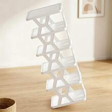 1pc Removable6/ 9 Tier Shoe Rack, Space Saving Folding Shoe Rack For Home And Dormitory, Hallway, Living Room - Separate Narrow Shoe Rack For Indoor Doorway Storage. Holds Keys, Small Photo Frames, Etc. - View 7
