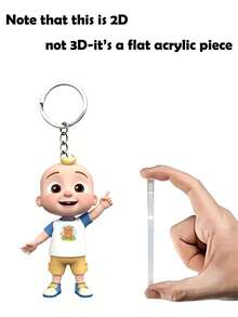 asmodee Portachiavi anguria popolare JJ, ciondolo cartone animato, accessorio leggero, adatto per uso quotidiano. Questo portachiavi JJ è amato dai fan, design pieno di innocenza infantile. È leggero e durevole, aggiunge un fascino unico agli oggetti di uso quotidiano. - Multicolore - Visualizzare 7