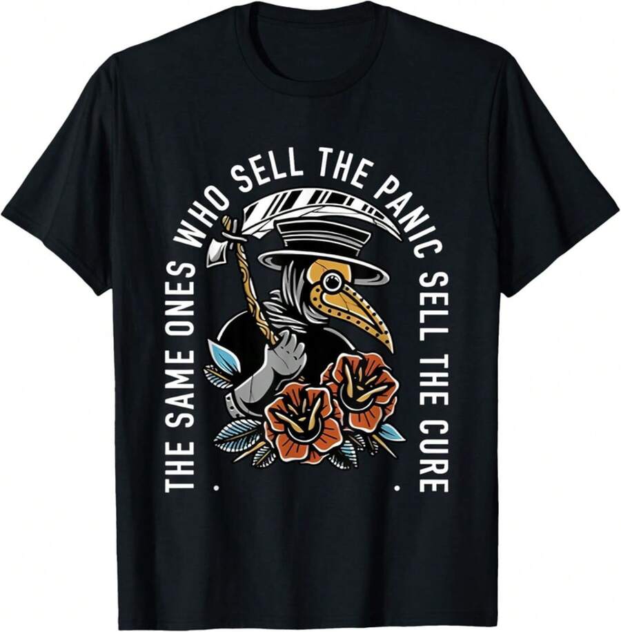 Men T-Shirts - Black - View 1