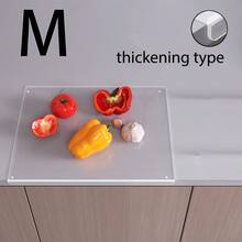1pc Acrylic Cutting Board For Kitchen Countertop, Non-Slip Chopping Board To Protect Kitchen Surface, Kitchen Supplies, Kitchen Accessories - Multicolor - View 11