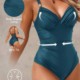 Agua verde azul
