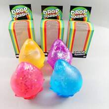 DOWMOO 1pcsShimmering Dreamy Drop Maltose TPR Squishy, Best-Selling Slow Rebound Educational Toy For Kids - Multicolor - View 6