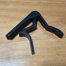 Guitar Capo For Acoustic And Electric Guitar 6 String, Premium Ukulele Capos, Clip Capo, Clamp Capos, Black - A - View 3