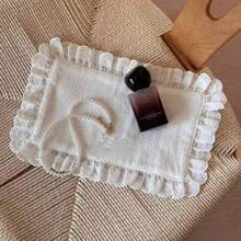 1/2/6/10pcs Korean Ins-Style Heart Lace Small Napkins, Placemats, Coasters, Multi-Purpose Dust Cover, Suitable For Valentine's Day, Wedding, Daily Use - Multicolor - View 1