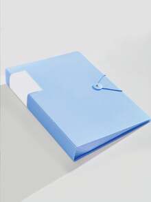 Buckle Folder A4 Document Binder Transparent Pocket 60 Pages Document Book Back To School Essential Large Capacity Multi-Functional Exam Paper Storage - Single Piece - View 13