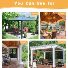 Tirai Luar Ruangan, Cocok Untuk Teras, Beranda, Gazebo, Tahan Sinar UV dan Tahan Pudar, Menggabungkan Fungsi Pelindung Matahari dan Privasi Dekoratif; - B - View 9