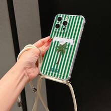 Transparent Card Slot Phone Case, Compatible With IPhone, Galaxy, Honor, Tecnoo And Other Models, Transparent Wallet-Style Silicone Back Cover, Shockproof, Waterproof, Anti-Drop, Anti-Scratch - Multicolor - View 4
