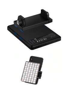 1 pieza Luz de Relleno LED de Alta Potencia Recargable con Clip, Diseño de Clip Delantero y Trasero, 3 Modos de Iluminación Ajustables, Adecuada para Smartphones, Android, Laptops, Maquillaje, Selfie, Vlog, Adecuada para Selfie y Transmisión en Vivo, Luz de Selfie Portátil, Capacidad de Batería: 2000mAh - Multicolor - Ver 6