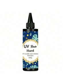 500g/200g/100g Transparent Hard UV Resin, Upgraded Formula, Fast UV Curing, Suitable For Jewelry Making, Crafts Decoration, Hard Clear Adhesive, Activated By Sunlight - Multiple Specifications - View 14