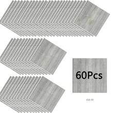 40 Pcs/60 Pcs 3D Wood Grain Vinyl Floor Tiles, 11.7Inch*11.7Inch Peel And Stick Self-Adhesive Flooring, Waterproof Wear-Resistant Non-Slip DIY Floor Tiles, Easy To Install For Kitchen, Bathroom, Living Room, Dining Room And Furniture Renovation - 多色 - 查看 36