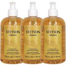 Original By Stetson For Men Combo Pack: Hair  Body Wash 39oz (3x13oz) New - Style Type default - View 1