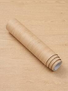 Papel de contacto autoadhesivo con grano de madera clara, papel tapiz removible a prueba de agua, vinilo decorativo para renovación del hogar - 1PC - Ver 2