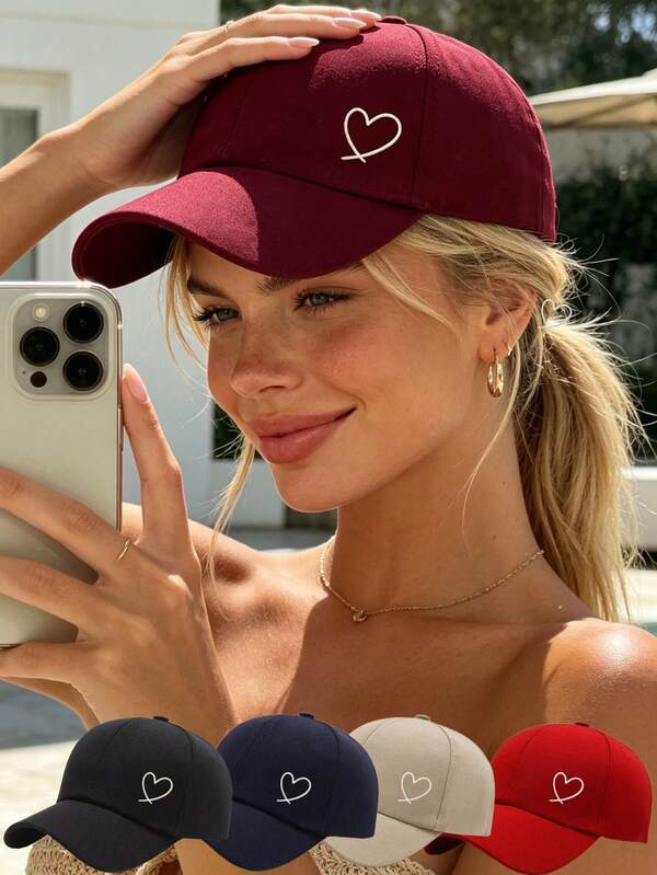 1pc Adjustable Unisex Baseball Cap, Outdoor Sun Protection Casual Hat, Suitable For Spring/Autumn Travel, Beach Party