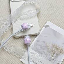 2pcs Cute Star Data Cable Anti-Breakage Protector - Multicolor - View 10