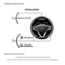 2/3pcs Personalized Non-Slip Steering Wheel Cover - Diamond Floral Pattern + Segmented Embedded Design + No Inner Ring, For Car/MPV/SUV/RV/Pickup/Van - Diamond Floral Pattern - View 12