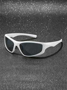 1 Pair European And American Style Full Frame Outdoor Sports Black Cycling Glasses - 純色 - 查看 7