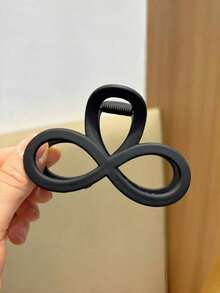 3pcs Solid Color Casual ABS Plastic (ABS Resin) Bow-Shaped Hair Claw Elegant Cute Minimalist Fashion Street Casual Vintage Palace Style Minimalist Style Outfit Matching Suitable For Women Daily Hair Styling Decoration Makeup Bathing Commuting Travel Vacation Hair Clip Shark Clip Hair Accessory Headband All Seasons - Multicolor - View 4