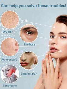 LMMAKE Reusable Facial Ice Roller Massager For Face, Eyes & Neck, Natural Skin Conditioning. Great For Morning Skincare, Daily Beauty Routines And Tension Relief, Ideal For People Preferring Natural Skincare. - 彩色 - 查看 7