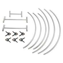 Newborn Photography Posing Stand, Stainless Steel Newborn Photoshoot Stand With 6 Clamps, Infant Photoshoot Background Station For Infant Boys Girls - Silver - View 8